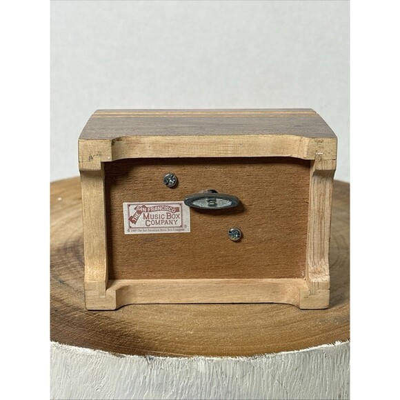 VTG 1989 San Francisco Music Box CO. Cat Kittens Music Trinket Jewelry Box NICE! - Picture 6 of 7